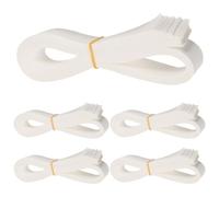 Parliky Fascette di Carta per Soldi Contanti 200 Pezzi Cinghie di Carta per Organizzazione Banconote 52 CM Bianche per Banche Negozi e Gestione Contanti Rapida