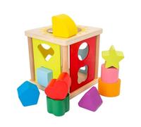 Parliky Gioco Blocchi Geometrici per Anni Giocattolo Educativo Montessori per Sviluppo Abilità Manuali e Cognitive Regalo Compleanno per Ragazzi e Ragazze