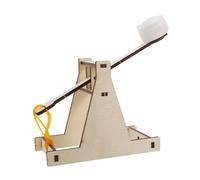 Parliky Kit Costruzione Catapulta in Legno da Te per Progetto Stem Interattivo per Imparare e Ingegneria Puzzle Educativo Facile da Montare con Istruzioni Chiare