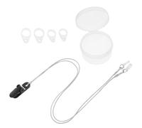 Parliky Laccetto di sicurezza anti-smarrimento per apparecchi acustici, 1 set, nylon e silicone, leggero, per anziani nelle routine quotidiane