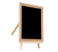 Parliky Lavagna Nera per Cavalletto in Lavagna Scrivibile Monofaccia Supporto Stabile per Attività Creative e Apprendimento Regalo Educativo Nero