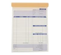 Parliky Libro Fatture senza Carbonio 2 Pezzi per Piccole Imprese Carta Copiativa e Formato Professionale per Gestione Ordini e Registrazioni Finanziarie