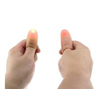 Parliky Luce per Dita Super Luminosa a Led Lampada da Dito Punta del Pollice Colore Casuale Taglia Unica Accessorio Magico per Giochi e Spettacoli e Amici