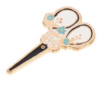 Parliky Magnete Porta Aghi Magnetico per Ricamo, Mini Guida Cuciture | Lega e Magnete, Decoro Ricamato Bianco, Resta Stabile su Scrivania, Accessorio Portatile per Ago