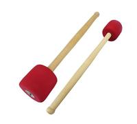Parliky Martello per Grancassa in Schiuma con Manico in Legno, Accessorio Batteria Acustica per Percussioni