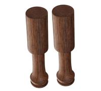 Parliky Mazzuolo per Ciotola Tibetana in Legno 2 Pezzi Bastone Compatto per Meditazione Accessorio per Campane Tibetane e Gong per Yoga e Terapia del Suono