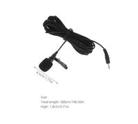 Parliky Microfono Condensatore per Sassofono con Cavo Lungo Supporto Sicuro per Strumenti Fiato Soluzione di Registrazione per Sax Tenore Soprano Chitarra e Violino