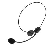 Parliky Microfono Finto con Cuffie Leggere per Costume Cosplay Rock Masquerade Party Accessorio Portatile in Plastica Resistente per Feste