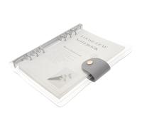 Parliky Notebook Portatile Trasparente con Staccabili Organizer Ufficio Elegante per Appunti e Pianificazione Quotidiana