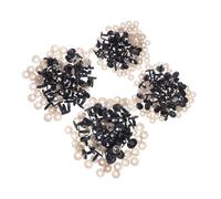 Parliky Occhi e Nasi Sicurezza per Giocattoli Animali in Plastica con Rondelle Neri Ovali con Dettagli Adatti per Orsi Peluche e Amigurumi Fai da Te