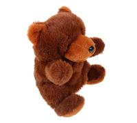 Parliky Orso Marrone Realistico in Peluche Marionetta da Mano Educativa per Gioco Interattivo per Racconti e Teatro delle Ombre Morbido e Confortevole per Attività Senza Schermo