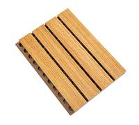 Parliky Pannello Fonoassorbente Legno Per Isolamento Acustico Assorbimento Sonoro Moderato Per Studi Uffici e Palestra Colore Profondo