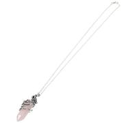 Parliky Pendente in Cristallo Rosa Accessorio Decorativo da Appendere per Collane Te Charm Elegante in Pietra Rosa per Gioielli e Decorazioni