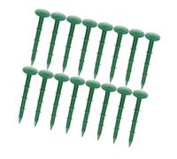 Parliky Picchetti da Giardino in Plastica Verde 11 Cm, 150 Pezzi, Picchetto per Telo Anti-Erbacce, Fissaggio Terreno per Serra e Campeggio, Accessori per Giardino e Prato Outdoor