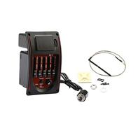 Parliky Pickup Per Chitarra Acustica Equalizzatore Integrato Pickup Esterno Per Chitarra Per Registrazioni Live Materiale Resistente e Stabile