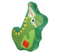 Parliky Pinata Dinosauro Verde Decorazione per Feste e Compleanni Pignatta Caramelle da Riempire Gioco Divertente per Addio al Nubilato e Party