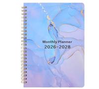 Parliky Planner Notebook con Calendario Annuale Mensile e Settimanale Organizzatore Portatile per Appunti Programmazione Obiettivi e Agenda Giornaliera per Studio e Lavoro