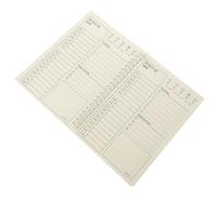Parliky Planner Settimanale Portatile con Spirale Agenda per Gestione Orari e Appuntamenti Taccuino per Management e Organizzazione Mensile per Studio e Lavoro