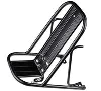 Parliky Portapacchi Anteriore in Metallo per Bicicletta Supporto Carico Leggero e Resistente Accessorio per Trasporto Oggetti su Bici da Città e Trekking