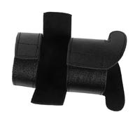 Parliky Protezione Valvola per Tromba in Pelle Pu Nera, Facile da Usare e Resistente All’usura, Cuscinetto Elegante per Trombettisti in Occasioni di Performance