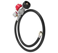 Parliky Regolatore di Pressione Gpl Regolabile 0-30 Psi con Manometro 3/8" per Barbecue e Sistemi a Gas ad Alta Pressione in Ghisa per Controllo Preciso e Installazione Rapida