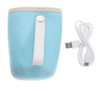 Parliky Scalda Latte USB Portatile da Viaggio Fascia Riscaldante in Materiale Isolante Blu Riutilizzabile e Antiscottatura per Latte Materno e Bottiglia Ragazzo Ragazza Accessorio