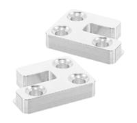 Parliky Set 1 Paio Ganci Cerniera Coperchio Pianoforte Verticale in Acciaio con Dispositivo Caduta Lenta Morbida, Accessori Riparazione Strumenti Musicali Compatibili per Uso Domestico