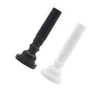 Parliky Set 2 Pezzi Beccucci per Tromba in Bianco e Nero, Accessorio Sostitutivo per Strumento Musicale, Parte di Ricambio per Tromba, per Musicisti Giovani Colore Casuale