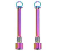 Parliky Set 2 Pezzi Perni e Clip Bullone Freno a Disco in Lega per Bici da Corsa Viti Rotore Pastiglie Freno Bici Mountain Bike Accessori per Meccanismo Frenante Reattivo e Manutenzione