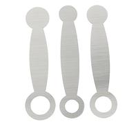 Parliky Set 3 Pezzi Strumenti Per Imbottitura e Riparazione Flauto in Acciaio Inox Kit Cuscinetti a Pressione Per Flauto Ottavino e Strumenti a Fiato Attrezzi Manutenzione Professionali