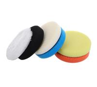 Parliky Set 6 Tamponi in Spugna per Lucidatura Auto 6 Pollici Applicatori per Ceratura e Pulizia Spugne Morbide Antigraffio per Vernice Adatti per Uso Domestico e Lucidatrici