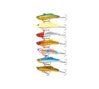 Parliky Set 7 Esche Artificiali da Pesca Minnow 7 CM 18 G Coda Lunga Colorate Realistiche per Pesca Sportiva e Acque Dolci