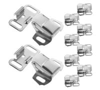 Parliky Set da 10 Pezzi Serratura per Riparazione Cassetta Postale in Metallo Resistente Chiavistello a Rullo Sostitutivo per Fermo Porta Cassetta Postale, Ferramenta Completa per Uso