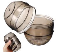 Parliky Shaker per Tintura Capelli in PP da 120Ml con Misurino Integrato, Contenitore per Miscelare Colori Capelli Antiscivolo, Perfetto per Uso Professionale e Casalingo