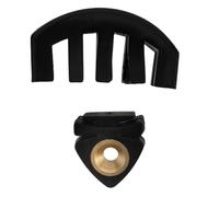 Parliky Sordina per Violino in Gomma Nera Set da 2 Pezzi Silenziatore Portatile per Esercizi Silenziosi Compatibile Violini Standard Accessorio Professionale per Orchestra e Pratica