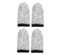 Parliky Spazzolino Da Dita Per La Pulizia Dentale Cane e Gatto, Set 2 Paia, Colore Nero, Compatto e Portatile, Protezione Dita Riutilizzabile, Per L'igiene Orale Di Animali Domestici