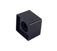 Parliky Stazione Microfonica Portatile Quadrata Sa100 Nera Per Interviste Logo e Bandiera, Supporto Professionale Per Conferenze, Riunioni e Colloqui