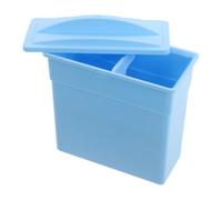 Parliky Supporto per colorazione vetrini in plastica con 25 scomparti, vaschetta multifunzionale per campioni da laboratorio utilizzata in didattica e patologia