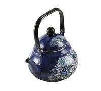 Parliky Teiera Vintage Smalto Pentola Per Ad Alta Capacità Per Cucina e Campeggio Design Elegante Versatile e Portatile Perfetta Per Amanti Del Tè e Regali Originali