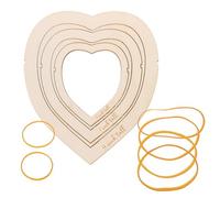 Parliky Template macramè in Legno per Rifinitura Precisa Strumenti Compatti e Leggeri per Taglio e Fissaggio di Corde in Cotone per Artigianato Te e Lavori Manuali