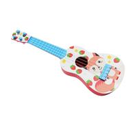 Parliky Ukulele Giocattolo per Principianti Strumento Musicale Sicuro in Plastica Design Realistico per Giochi Educativi e Apprendimento Musicale
