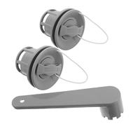 Parliky Valvola Aria Imbarcazione Gonfiabile con Vite e Chiave Manuale Adattatore Valvola Kayak e Natante per Gonfiaggio e Sgonfiaggio Rapido Compatibile con Valvole TPU per Barche da