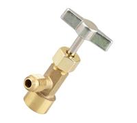 Parliky Valvola Refrigerante Apribottiglie con Adattatore Serbatoio Standard e Filettatura SAE Raccordo Tubo Climatizzatore Portatile per Condizionatori Struttura Robusta con Guarnizione