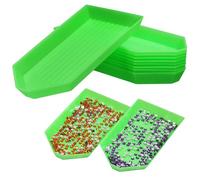 Parliky Vassoio per Smistamento di Strass e Perline 50 Pezzi Pannello di Diamanti per Creazione Gioielli Fai da Te Contenitore Pratico per Organizzazione e Lavoro Creativo