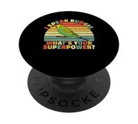Parlo Budgie qual è il tuo Superpower Budgie PopSockets PopGrip Adesivo