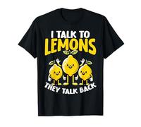 Parlo con i Limoni Che parlano Indietro Citrus Pun Maglietta