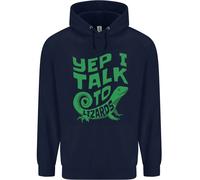 Parlo Con I Lucertole Camaleonti Draghi Barbati Felpa