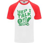 Parlo Con I Lucertole Camaleonti Draghi Barbati T-Shirt S/S