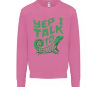 Parlo Con I Lucertole Camaleonti Draghi Barbati Uomo Felpa Maglione