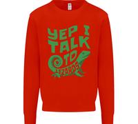 Parlo Con I Lucertole Camaleonti Draghi Barbati Uomo Felpa Maglione